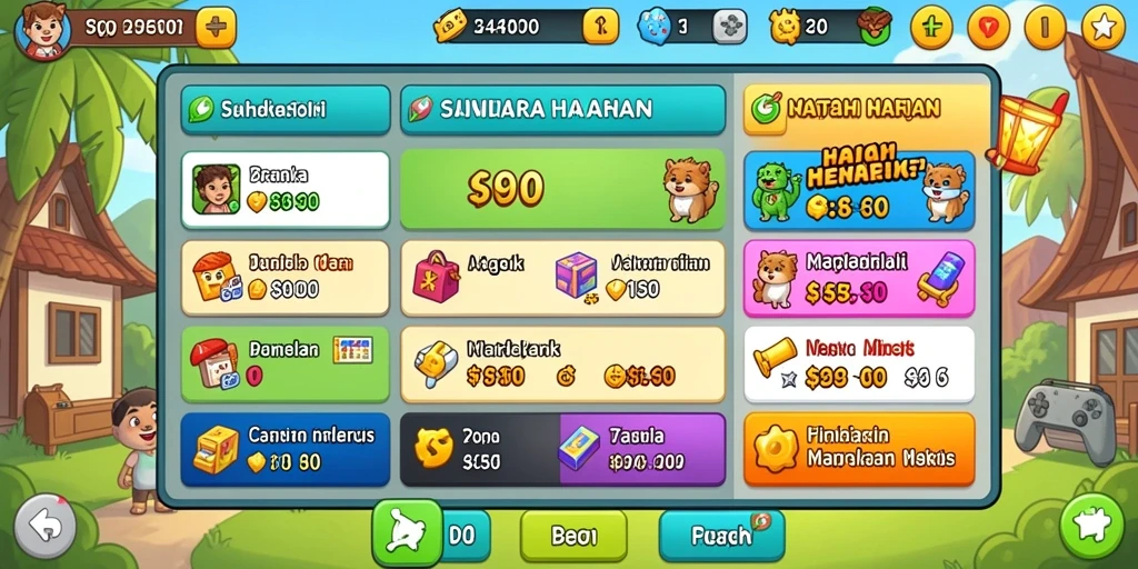Tampilan antarmuka yang intuitif dan menarik.