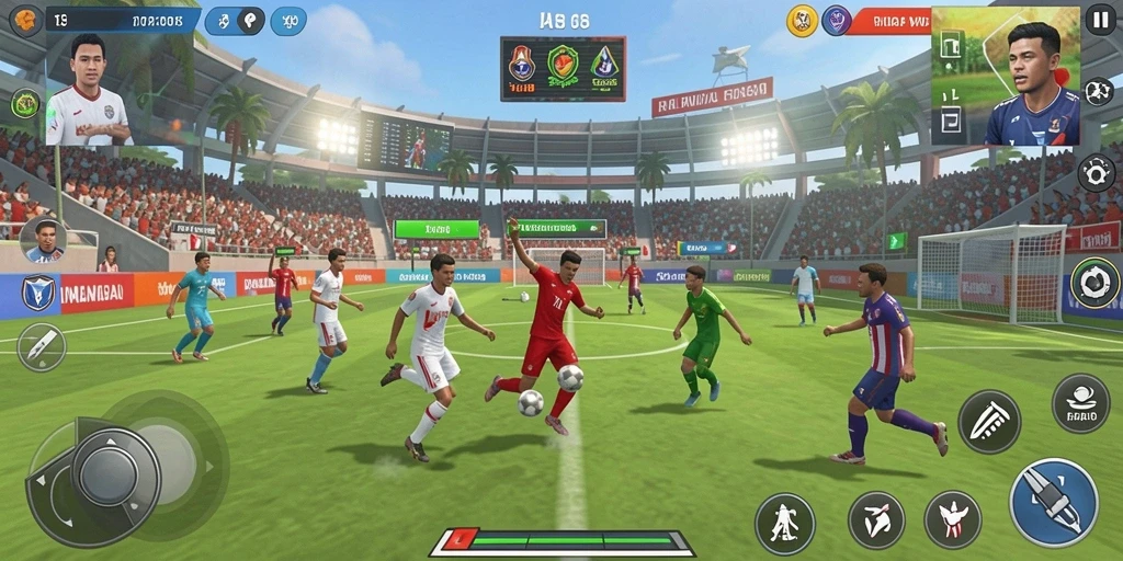 Tampilan awal permainan yang memukau dan interaktif.