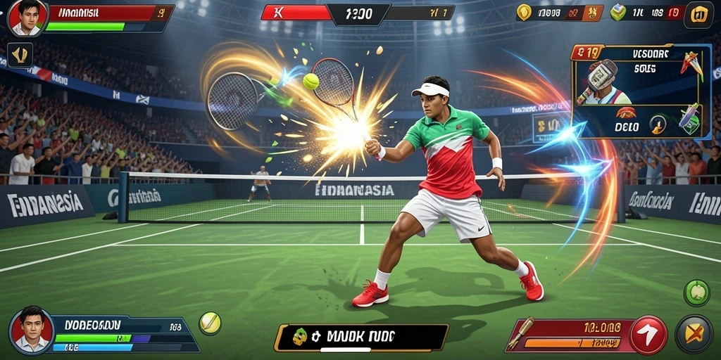 Tangkapan layar menampilkan petualangan seru dalam game.