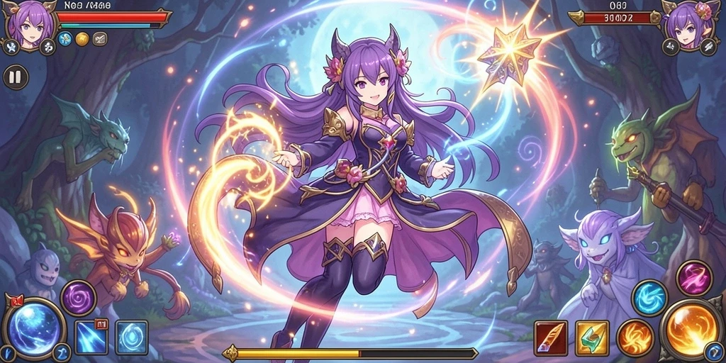 Tampilan karakter utama PPRRYY yang menawan.
